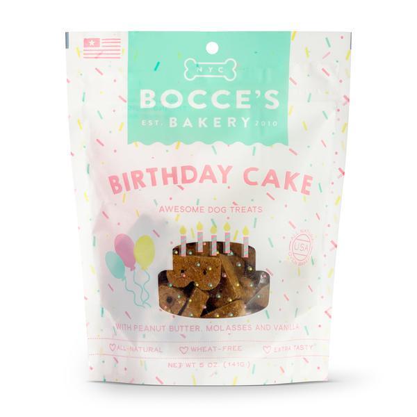 BOCCE'S BIRTHDAY CAKE BISCUITS 5oz-Four Muddy Paws