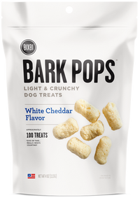 Bixbi Bark Pops White Chedder Dog Treats 4oz-Four Muddy Paws