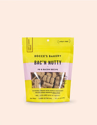 Bocce's Bac' N Nutty Soft Chews 6oz-Four Muddy Paws