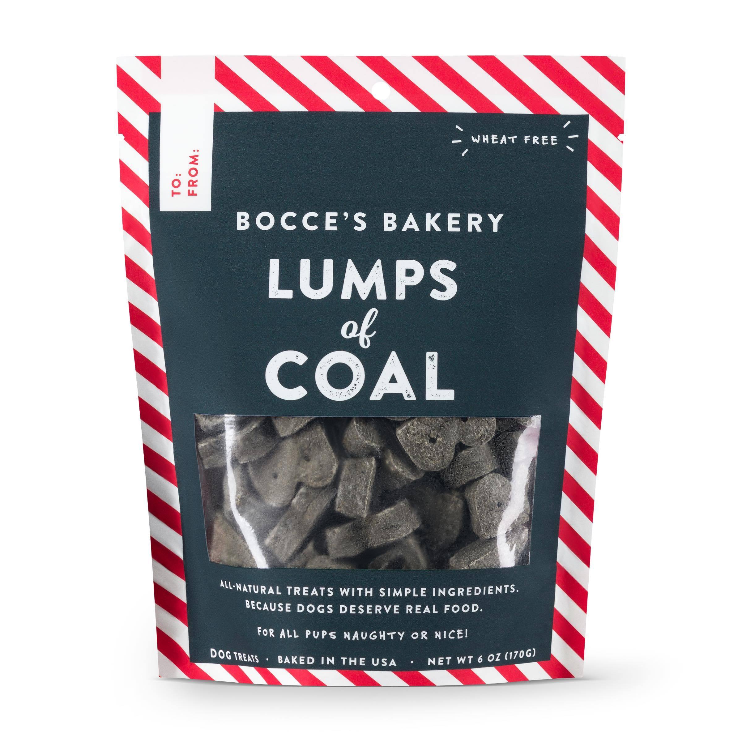 Bocce's Lumps of Coal Dog Treats 6oz-Four Muddy Paws