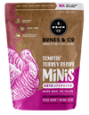 Bones and Co Dog Frozen Grain Free Minis Turkey 3lb-Four Muddy Paws
