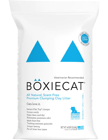 Boxie Cat Litter Scent Free 40lbs-Four Muddy Paws