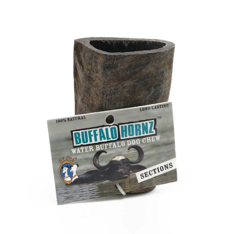 Buffalo Hornz Section Dog Chew-Four Muddy Paws