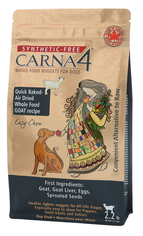 CARNA4 DOG EASY CHEW GRAIN FREE GOAT FOOD 2.2lb-Four Muddy Paws