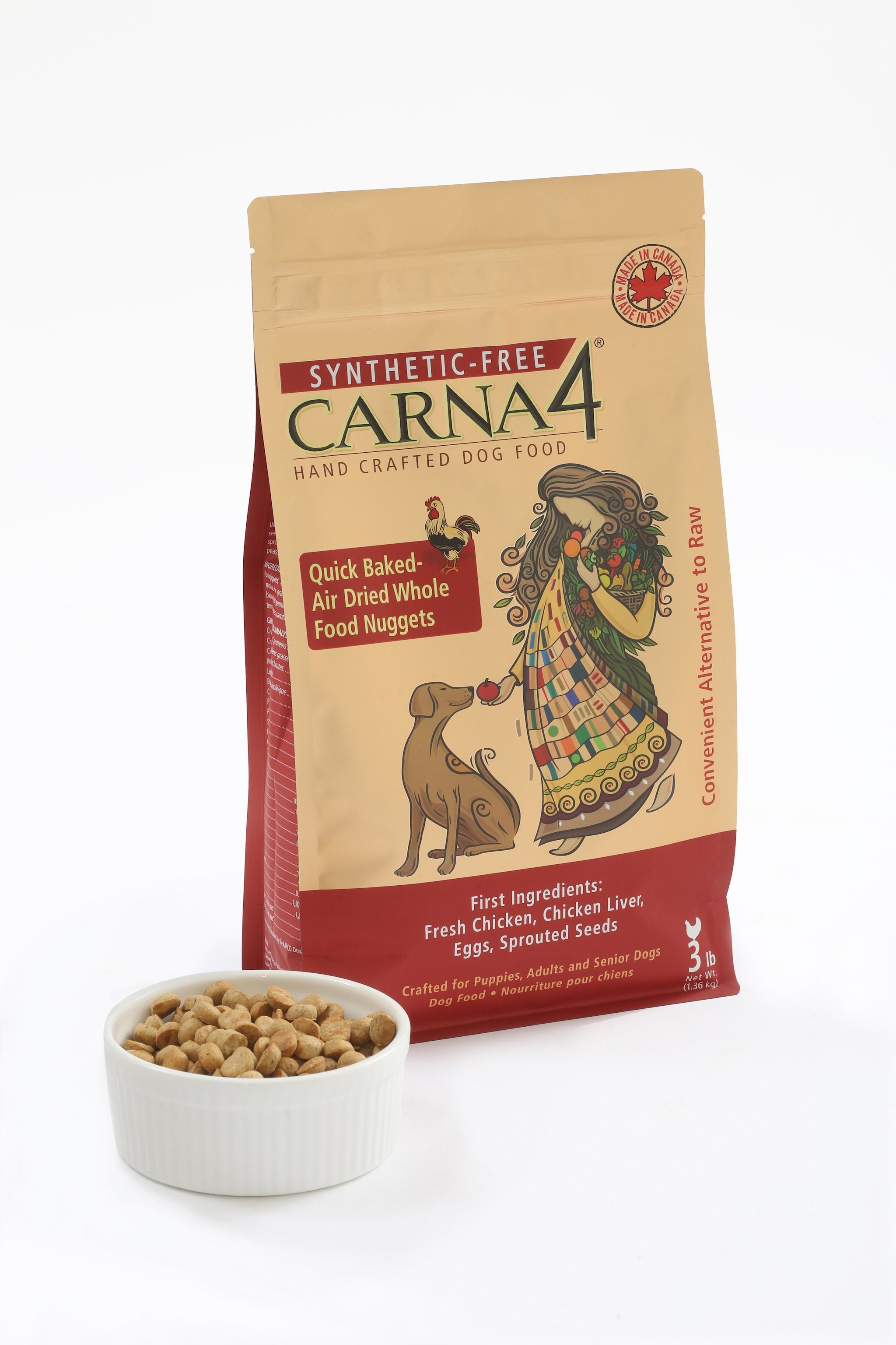 CARNA4 DOG FOOD CHICKEN 13lb Four Muddy Paws