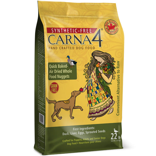 CARNA4 DOG FOOD DUCK 22lb-Four Muddy Paws