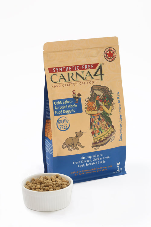 CARNA4 GRAIN FREE CAT FOOD CHICKEN 4lb-Four Muddy Paws