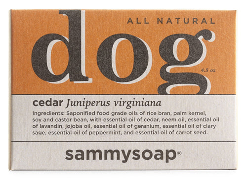 CEDAR DOG SOAP-Four Muddy Paws