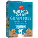 CLOUD STAR WAG MORE DOG GRAIN FREE BAKED TREATS CHEDDAR 14oz-Four Muddy Paws