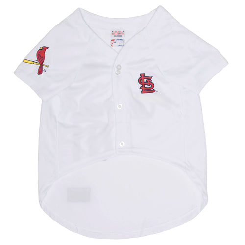 Cardinal White Jersey New Style S-Four Muddy Paws