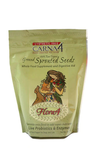 Carna4 Flora4 Greens Seeds Topper 18oz-Four Muddy Paws
