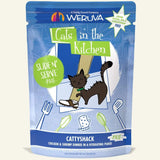 Cats In The Kitchen Slide N Serve Cattyshack 3oz Pouch-Four Muddy Paws