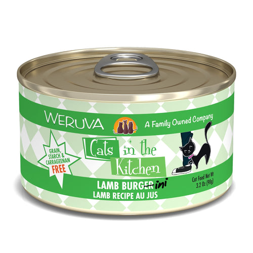 Cats in the Kitchen Cans Lamb Burgini 3.2oz-Four Muddy Paws