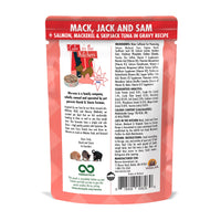 Cats in the Kitchen Pouches Mack, Jack & Sam 3oz Pouch-Four Muddy Paws