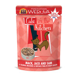 Cats in the Kitchen Pouches Mack, Jack & Sam 3oz Pouch-Four Muddy Paws