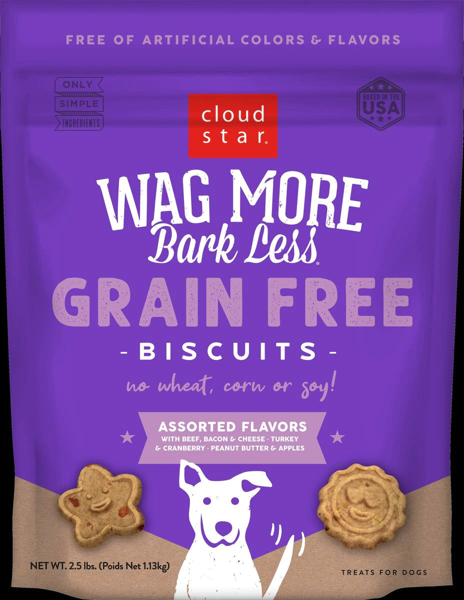 Cloud Star Wagmore Dog Baked Grain Free Assorted 2.5lb-Four Muddy Paws