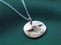 Custom Pet Nose Pendant Kit in Silver-Four Muddy Paws
