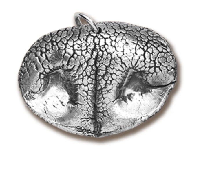 Custom Pet Nose Pendant Kit in Silver-Four Muddy Paws
