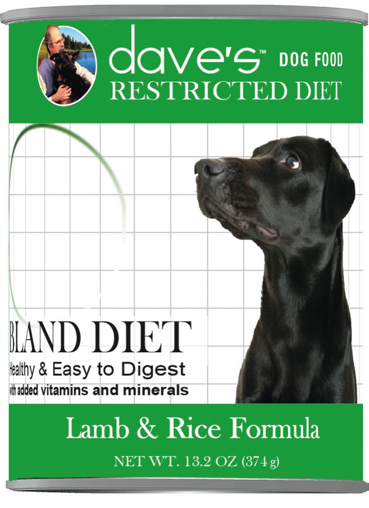 DAVE'S RESTRICTED DIET DOG FOOD CANNED LAMB 13.2oz-Four Muddy Paws