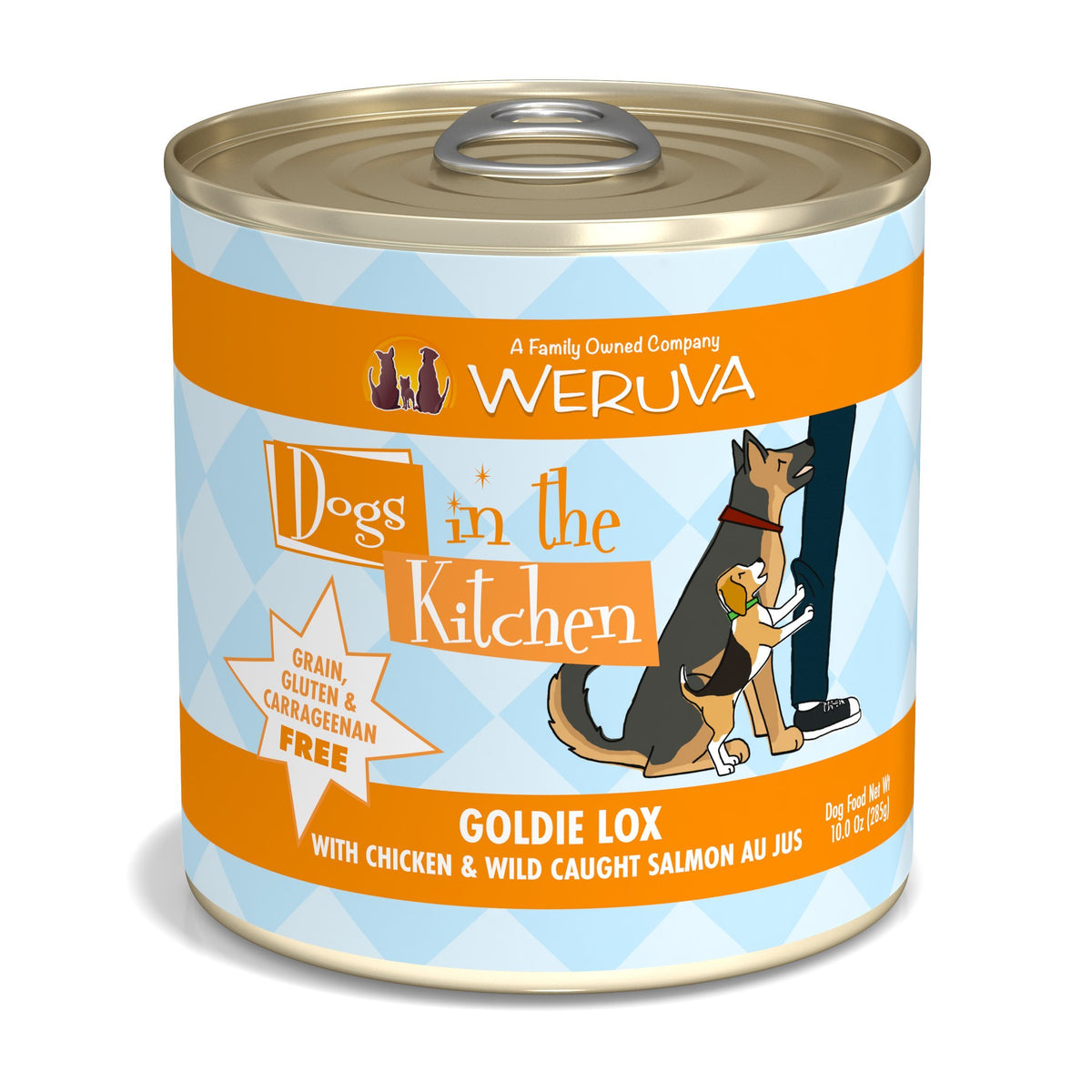 DOGS IN THE KITCHEN CAN GOLDIE LOX 10oz-Four Muddy Paws