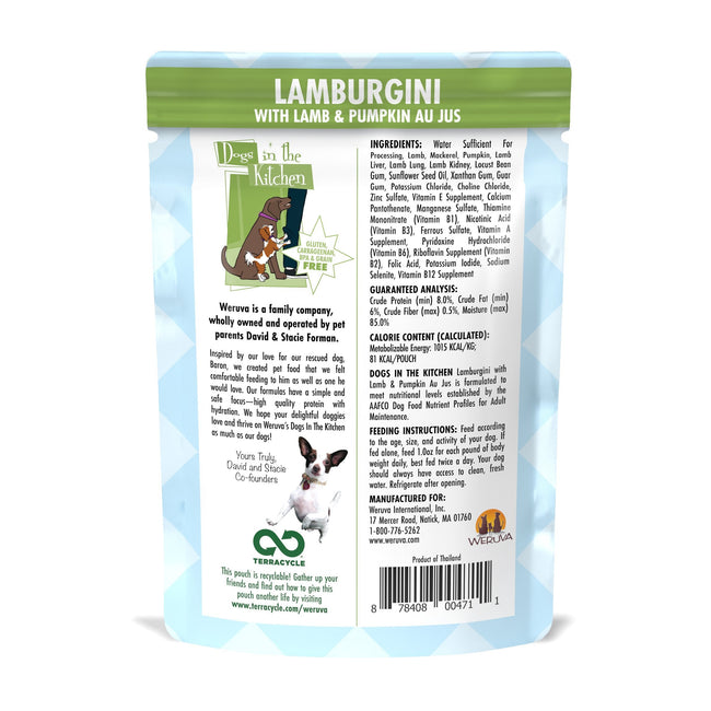 DOGS IN THE KITCHEN POUCH LAMBURGINI 2.8oz-Four Muddy Paws