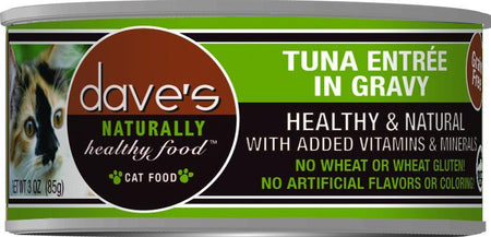 Dave's Grain Free Can Cat Food Tuna/Chicken 5.5oz