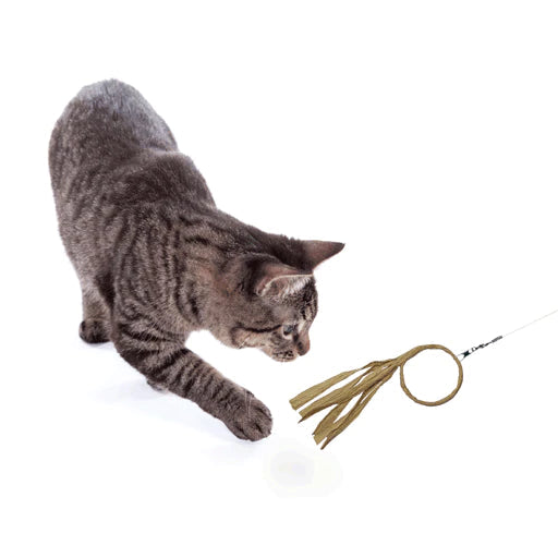 Dezi and Roo Flutter Ring Cat Toy-Four Muddy Paws