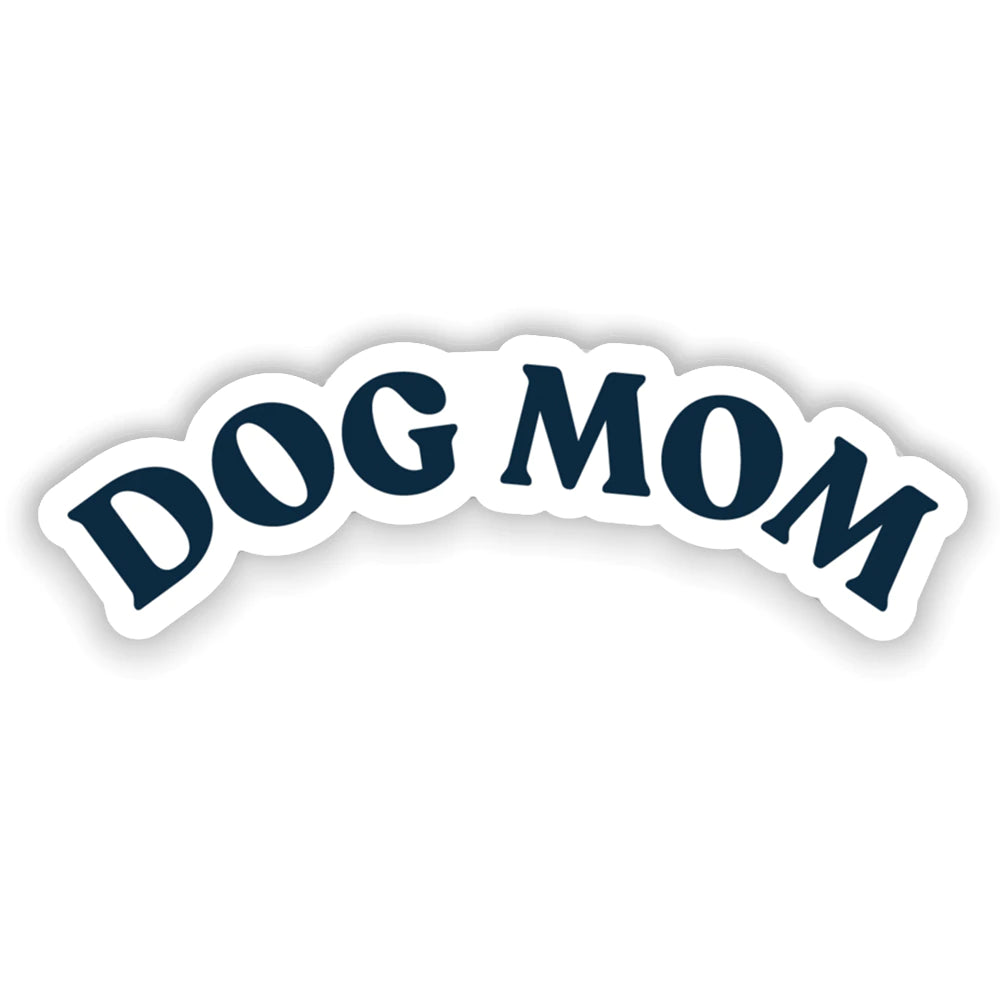 Dog Mom Arch Sticker-Four Muddy Paws