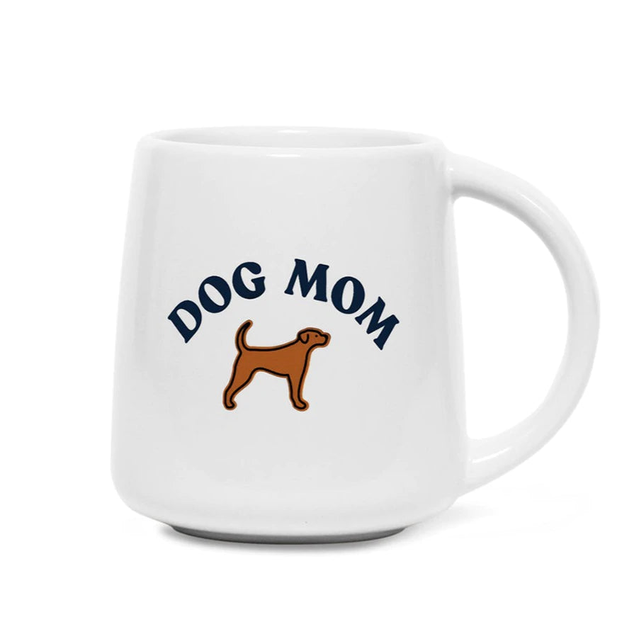 Dog Mom Cafe Mug 11oz-Four Muddy Paws
