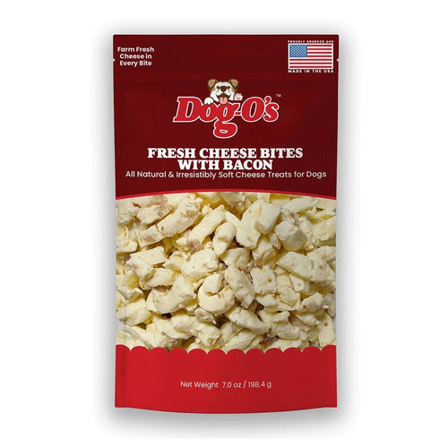 Dog-O's Cheese Bites Bacon-Four Muddy Paws