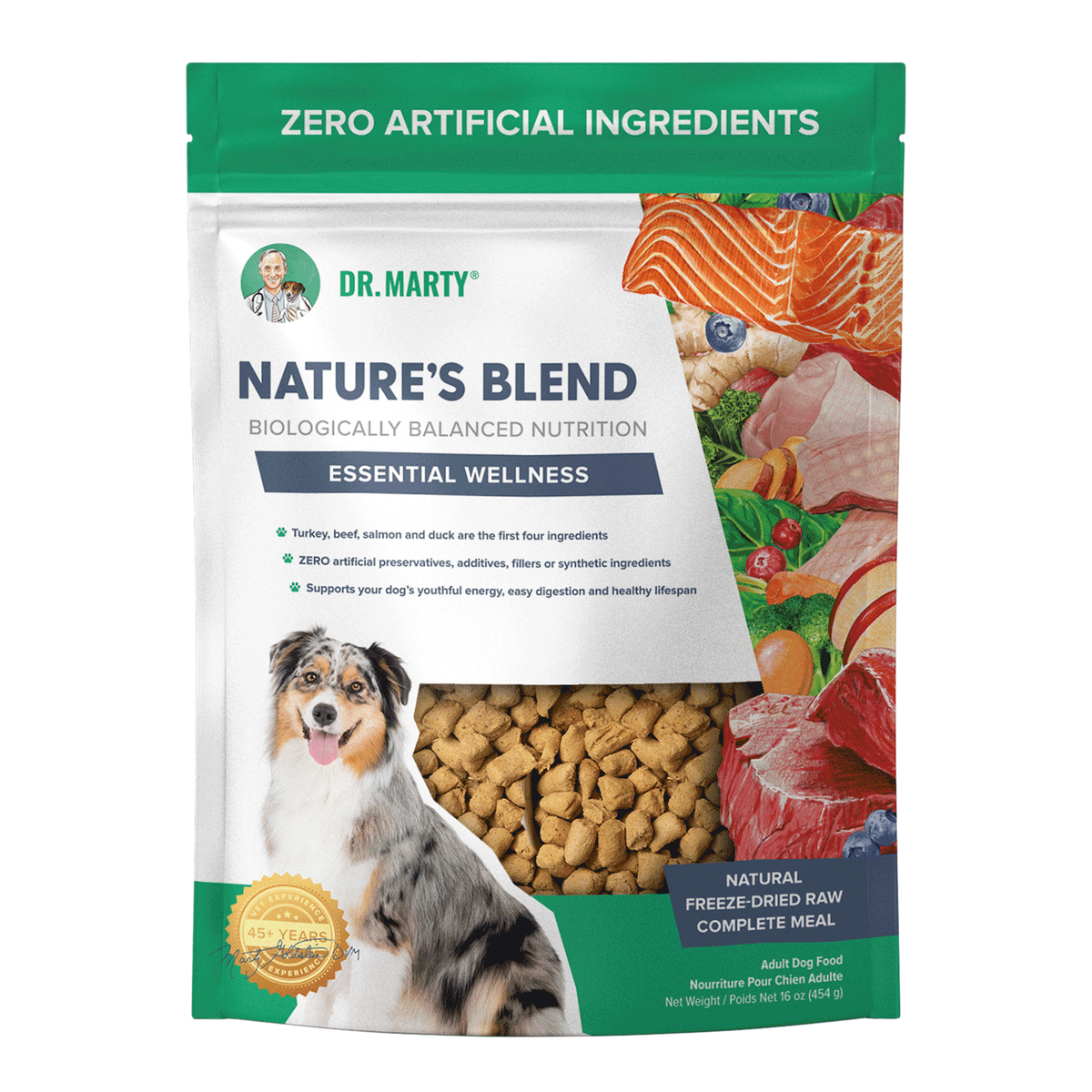 Dr. Marty Nature's Blend Essential Wellness 16oz-Four Muddy Paws