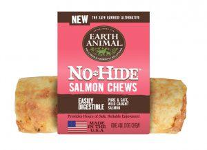 EARTH ANIMAL NO HIDE CHEWS SALMON 4"-Four Muddy Paws