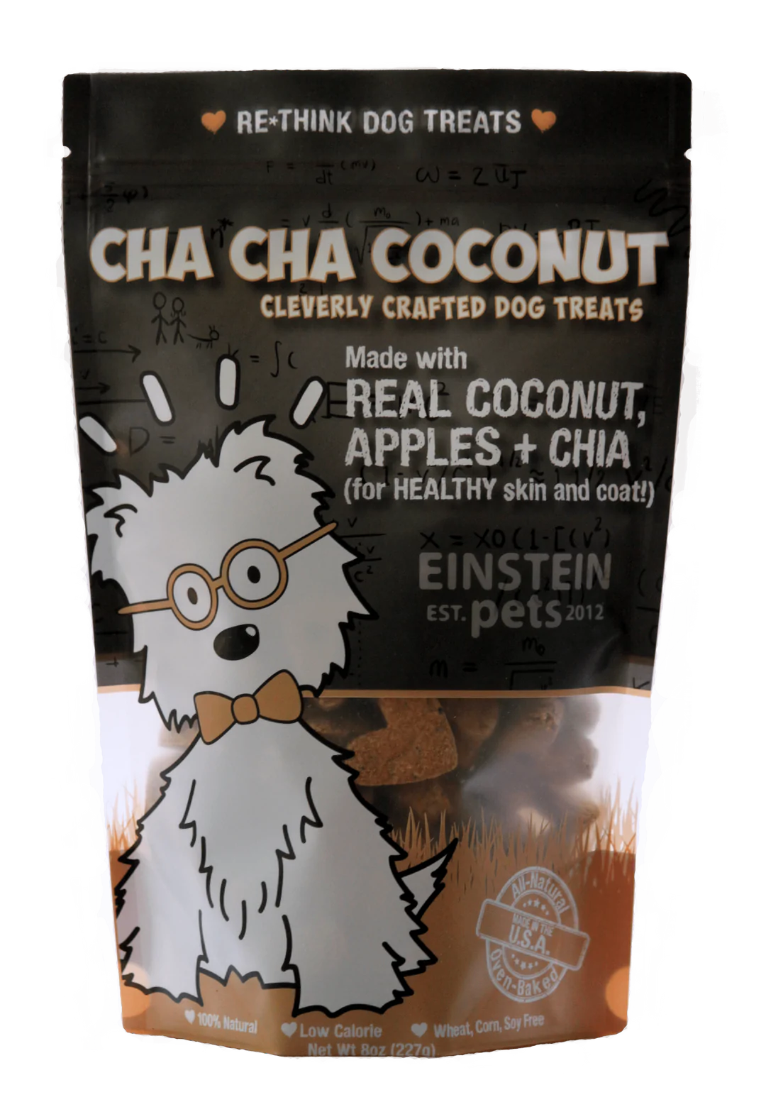 Einstein Pets Cha Cha Coconut Dog Treat 8oz-Four Muddy Paws