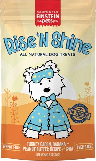 Einstein Pets Everydays Rise N Shine Dog Treat 6oz-Four Muddy Paws