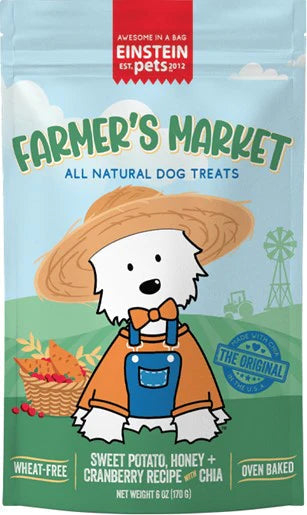 Einstein Pets Farmer's Market Dog Treat 6oz-Four Muddy Paws