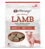 Etta Says Eat Simple! 100% Freeze Dried Lamb 2.5oz-Four Muddy Paws