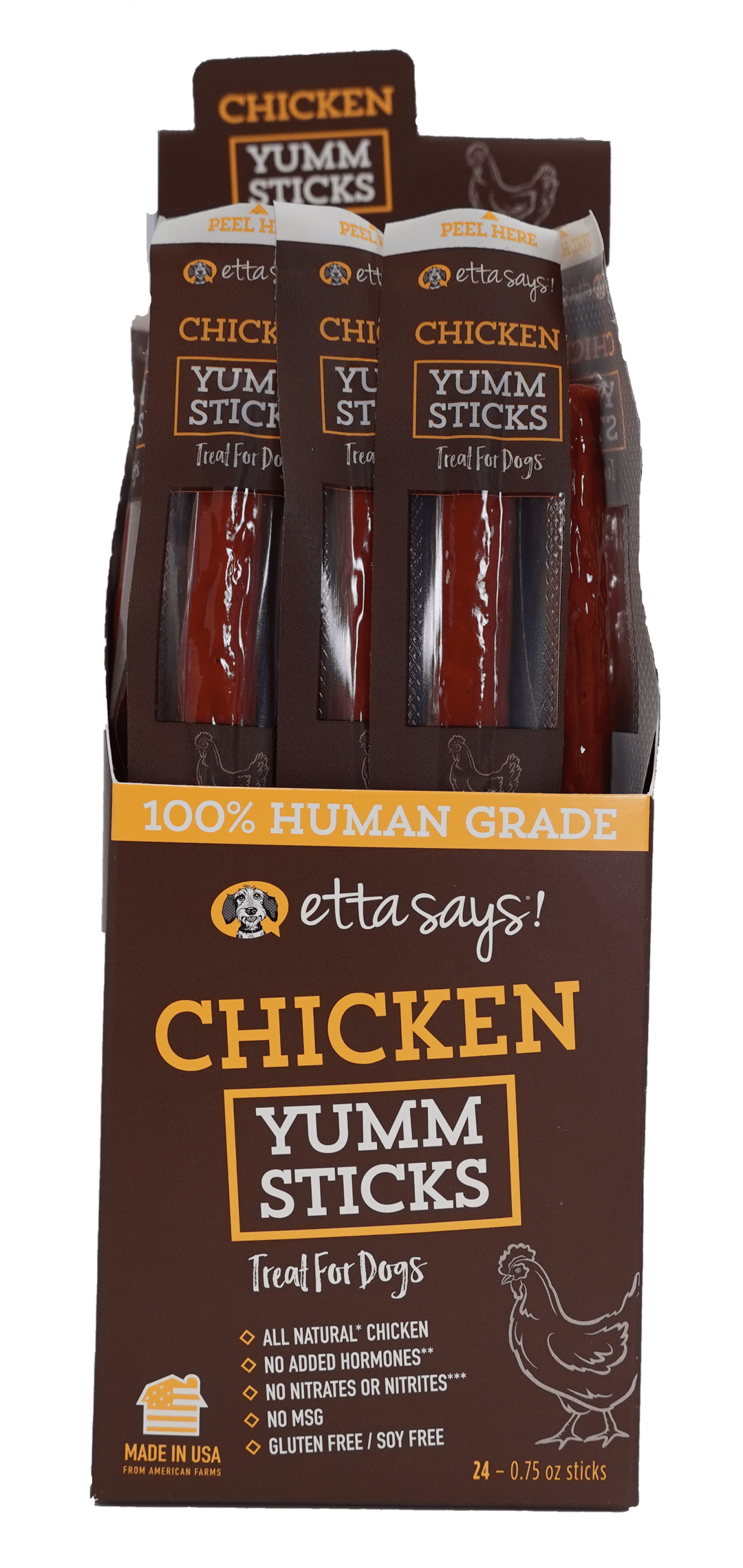 Etta Says Yumm Sticks Chicken-Four Muddy Paws