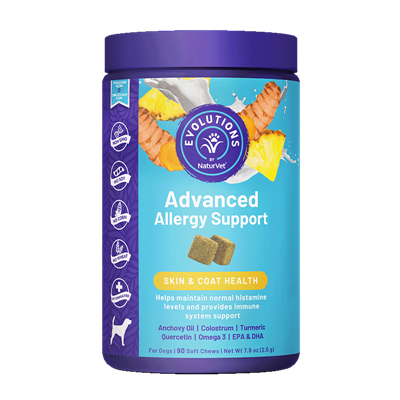 Evolutions Advance Allergy Soft Chews 90 count-Four Muddy Paws