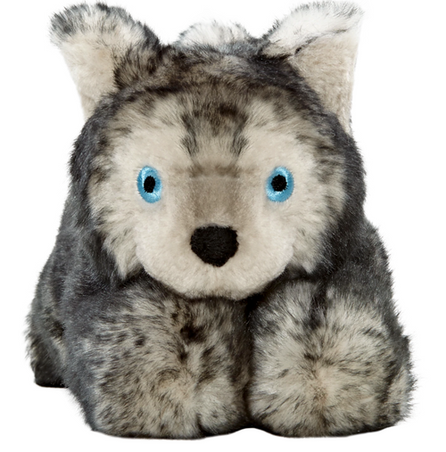 FLUFF AND TUFF BLANCA WOLF PUP DOG TOY-Four Muddy Paws