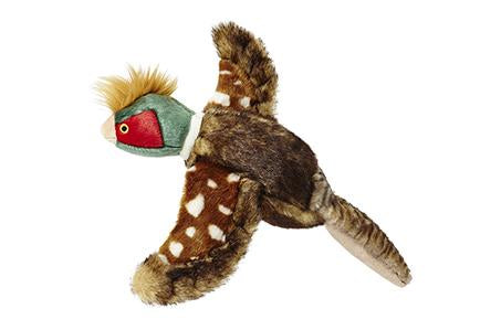 FLUFF AND TUFF IKE PHEASANT DOG TOY-Four Muddy Paws