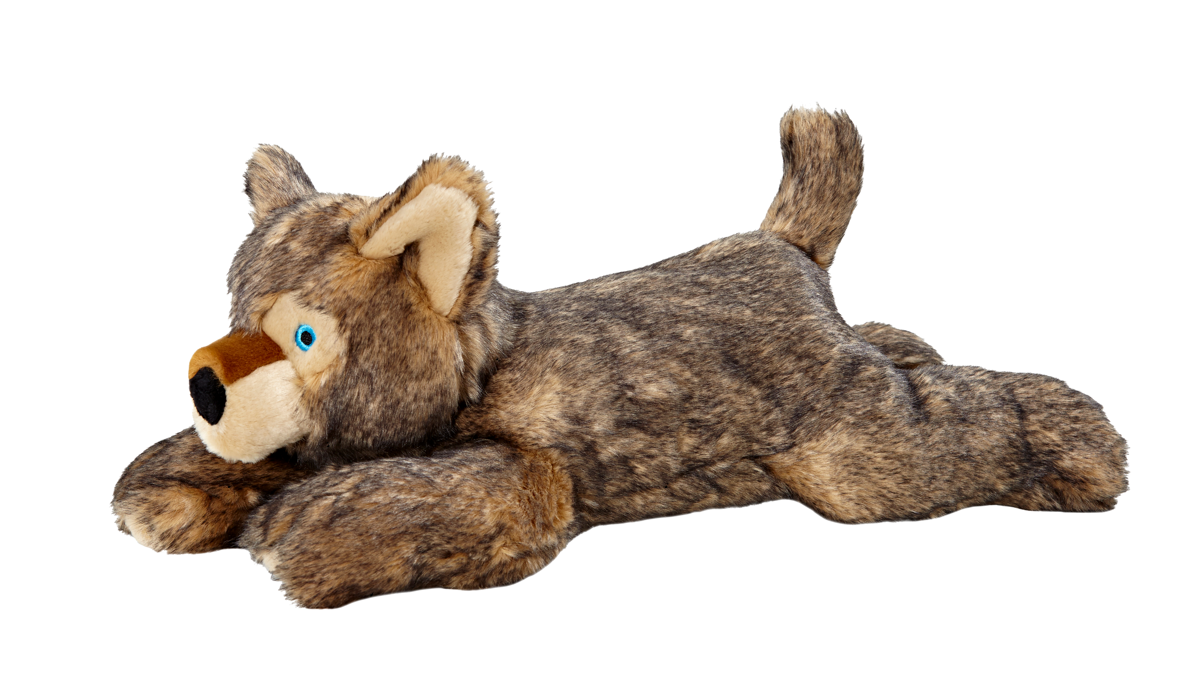 FLUFF AND TUFF LOBO WOLF PUP DOG TOY-Four Muddy Paws