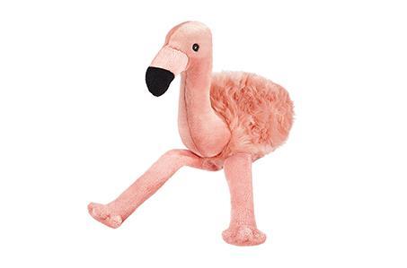 FLUFF AND TUFF LOLA FLAMINGO DOG TOY-Four Muddy Paws