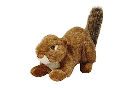 FLUFF AND TUFF NUTS SQUIRREL DOG TOY-Four Muddy Paws