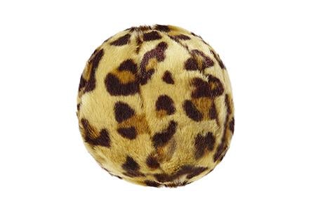 FLUFF AND TUFF SMALL LEOPARD BALL-Four Muddy Paws