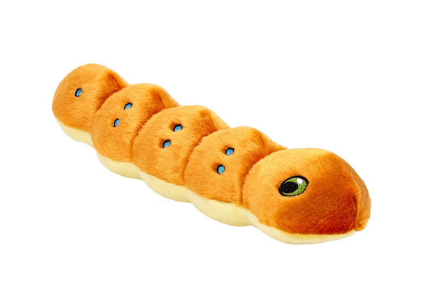 FLUFF AND TUFF SPICY CATERPILLAR DOG TOY-Four Muddy Paws