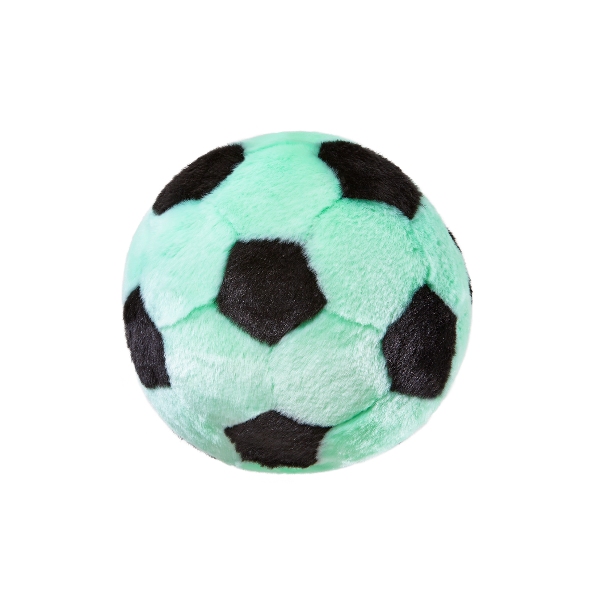 FLUFF AND TUFF SQUEAKERLESS SOCCER BALL-Four Muddy Paws