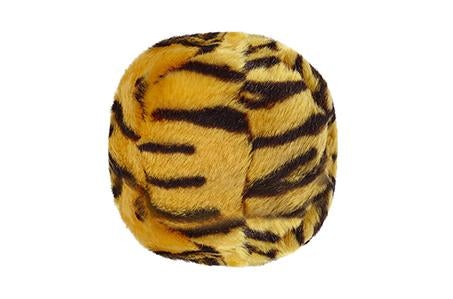 FLUFF AND TUFF TIGER BALL DOG TOY-Four Muddy Paws