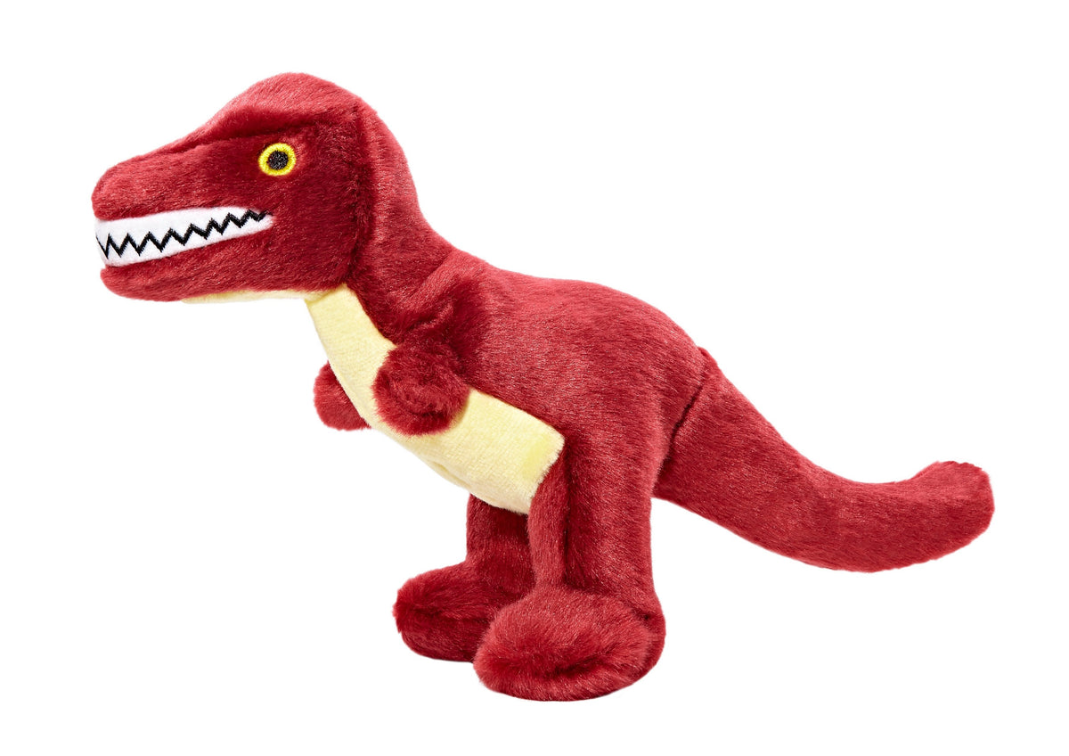 FLUFF AND TUFF TINY T-REX DOG TOY-Four Muddy Paws