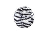 FLUFF AND TUFF ZEBRA BALL 5.5" LARGE-Four Muddy Paws