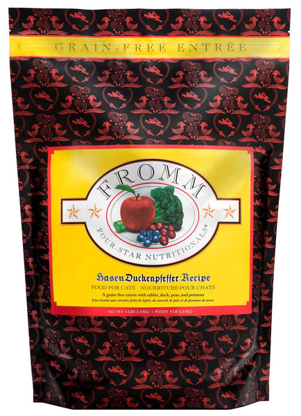 FROMM HASEN DUCKENPFEFFER CAT 4lb-Four Muddy Paws